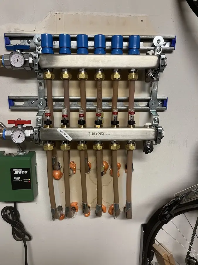 Plumber performing Gas Leak Detection at a residential property in Homeland Park